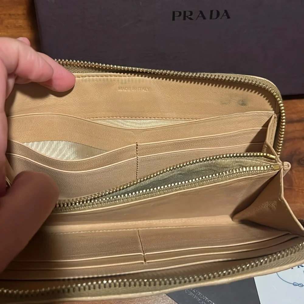 Prada authentic wallet